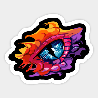 dragon eyes Sticker